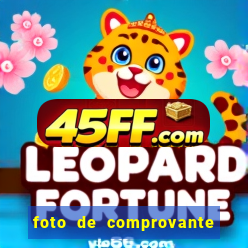 foto de comprovante de pix falso